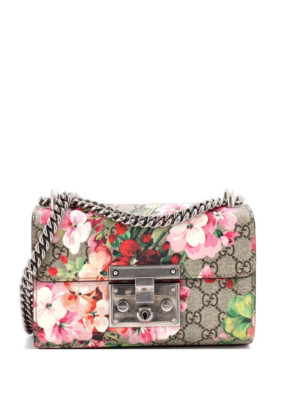Gucci Padlock Shoulder Bag Blooms Print #369143G10B